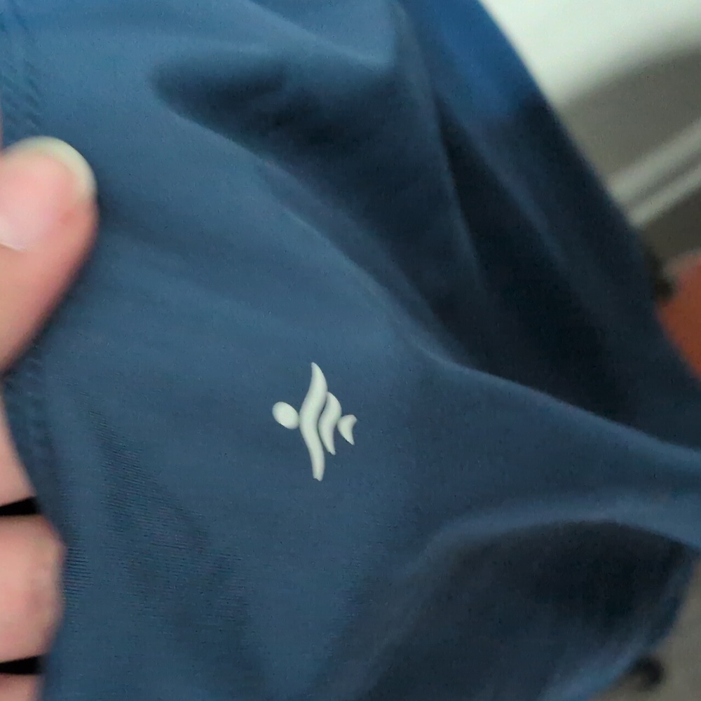 Halara Twist Back Active Dress Easy Peezy Longer Length D-F Cup Sz L Teal Blue - Picture 11 of 12